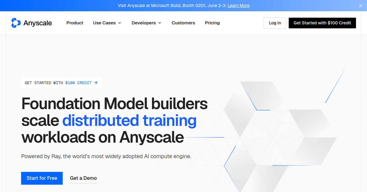 Anyscale screenshot