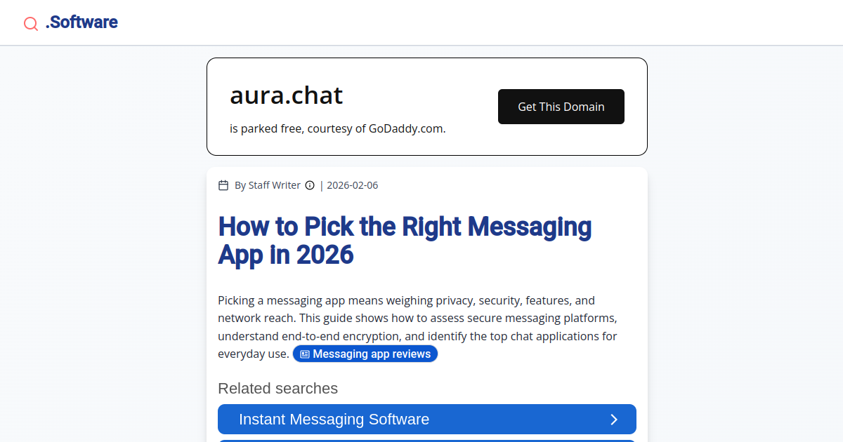 Aura Chat screenshot