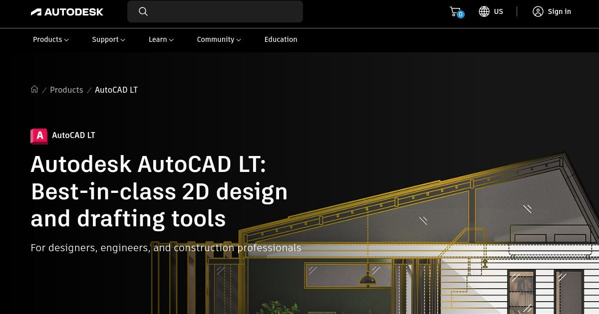 AutoCAD LT preview