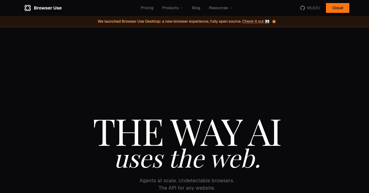 browser-use screenshot