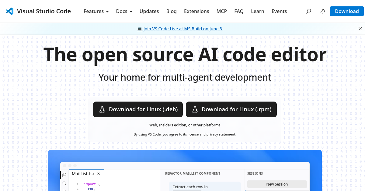 Visual Studio Code screenshot