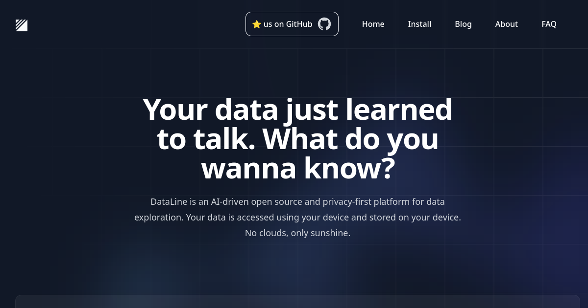 DataLine screenshot