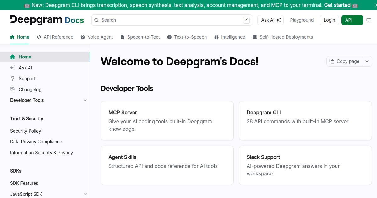deepgram-go-sdk screenshot