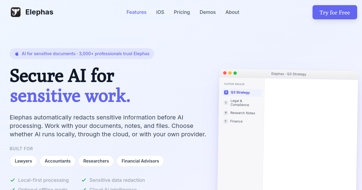 Elephas screenshot