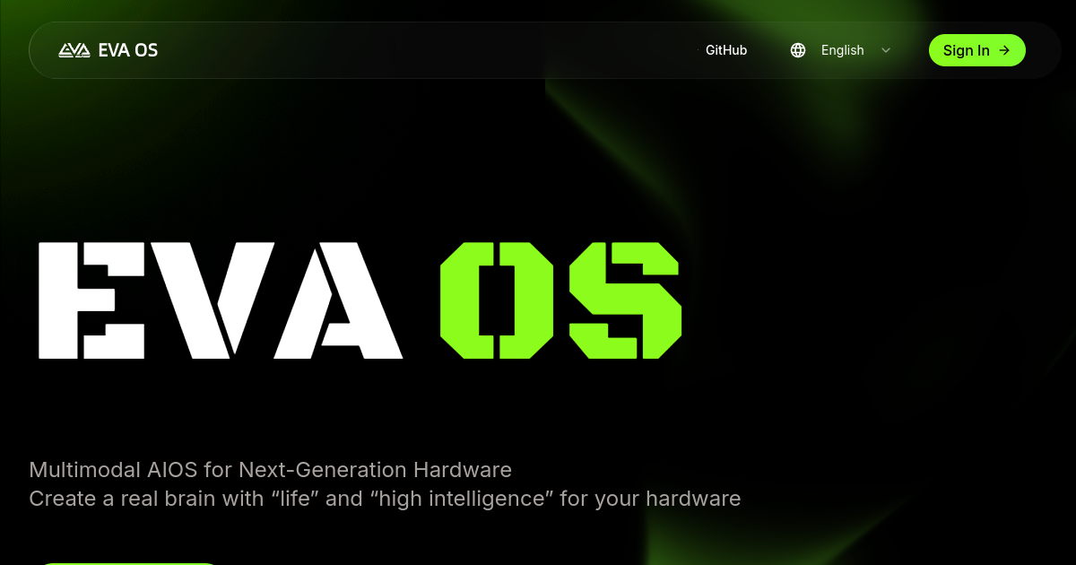 EVA-OS screenshot