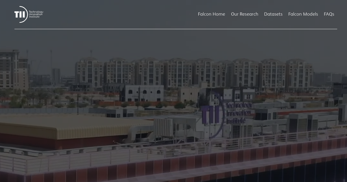 Falcon LLM - Home screenshot