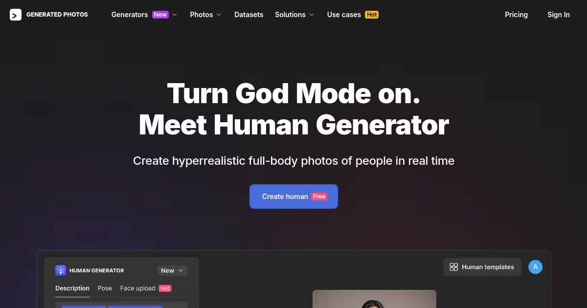 Human Generator screenshot