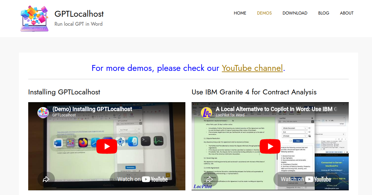 GPTLocalhost screenshot