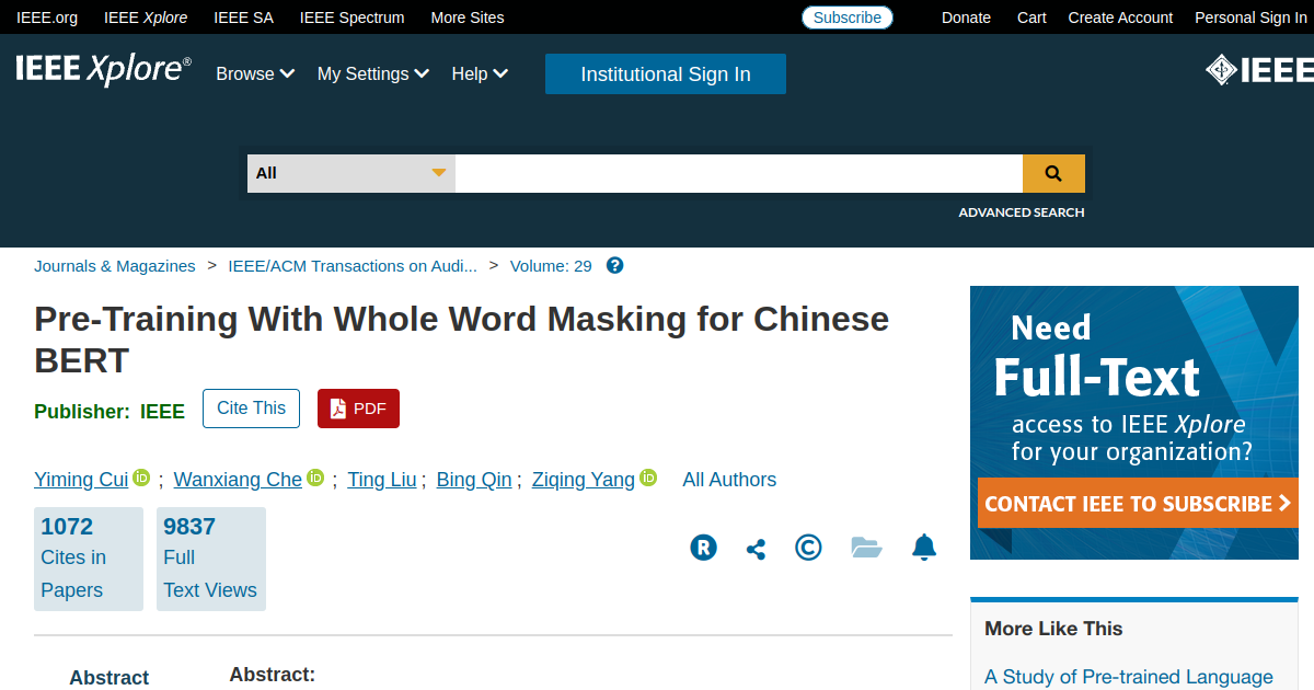 Chinese-BERT-wwm screenshot