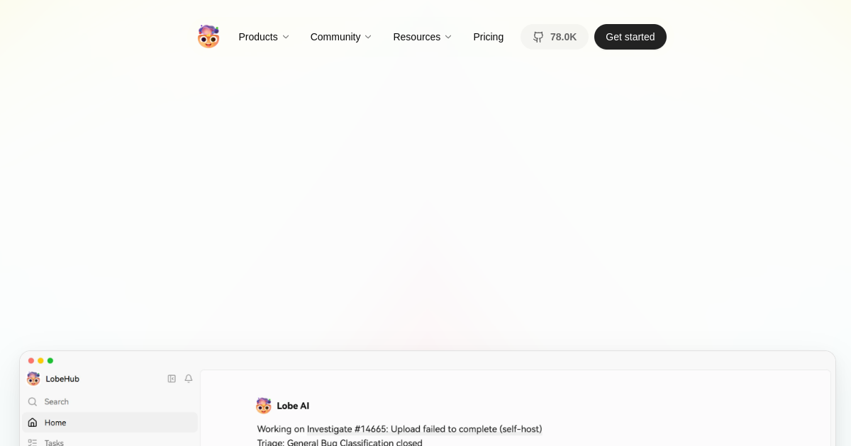 lobehub screenshot