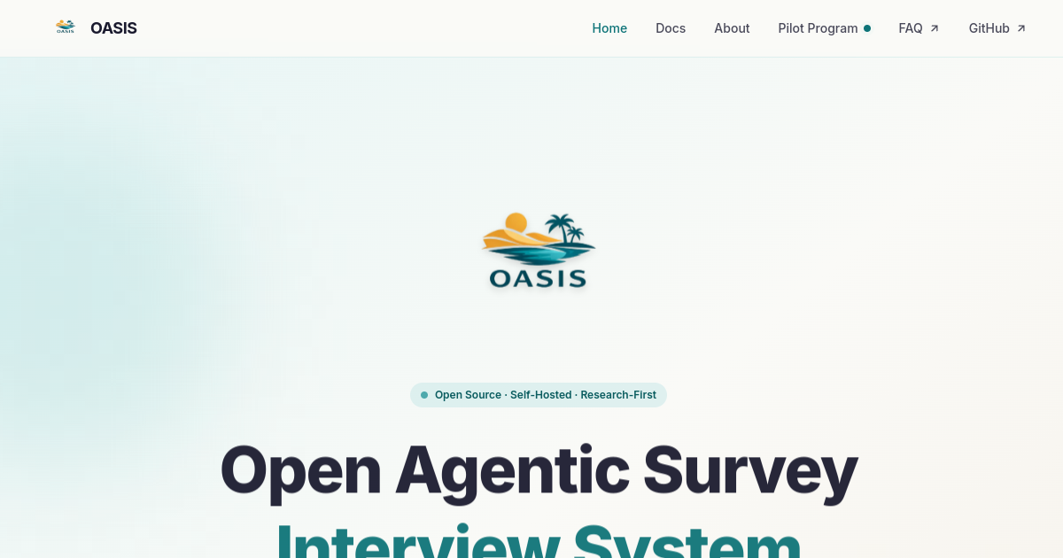 oasis-platform screenshot