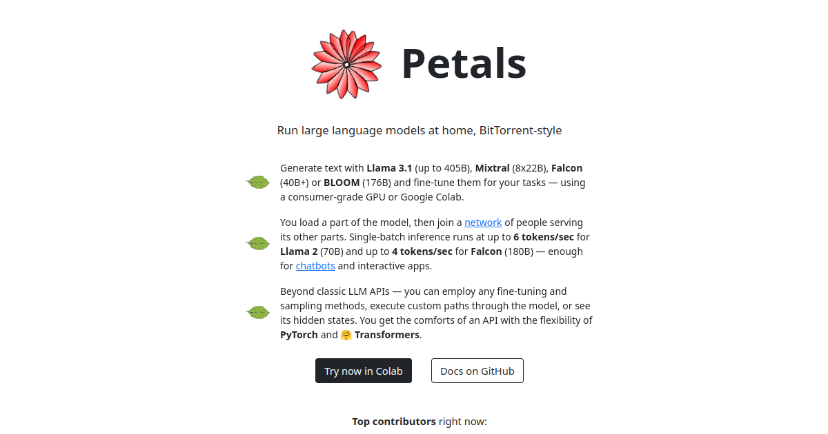 petals screenshot