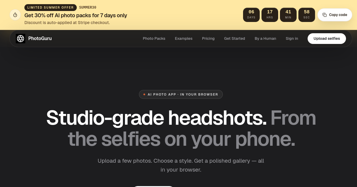 PhotoGuruAI screenshot