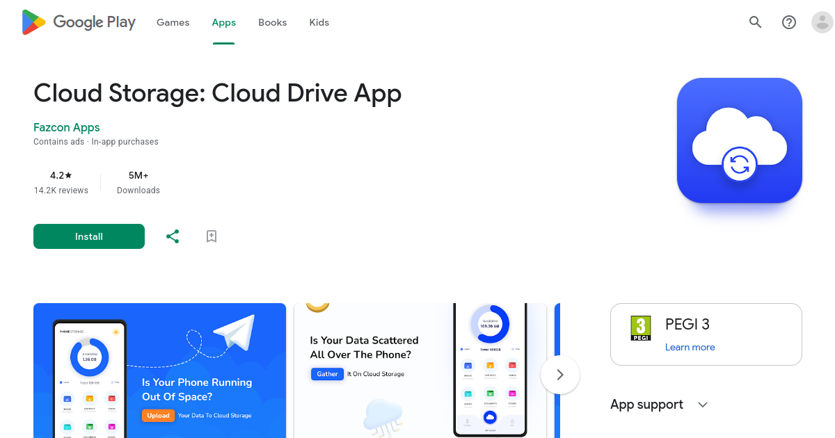 Cloud Storage: Cloud Drive App preview