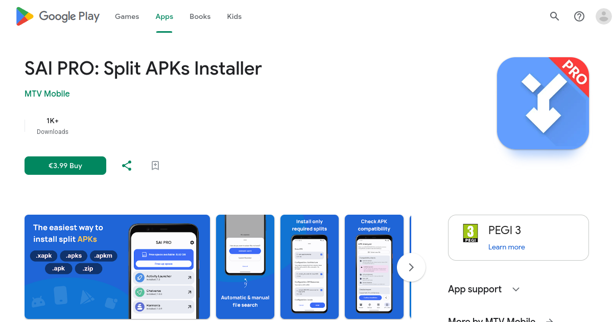 SAI PRO: Split APKs Installer preview