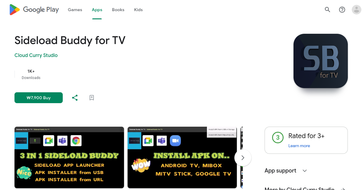 Sideload Buddy for TV preview