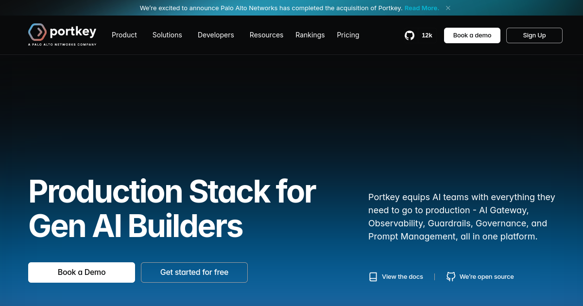 Portkey screenshot