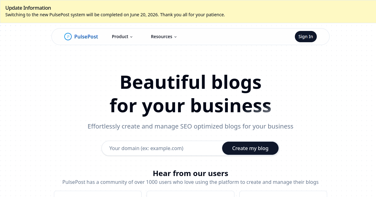 PulsePost screenshot