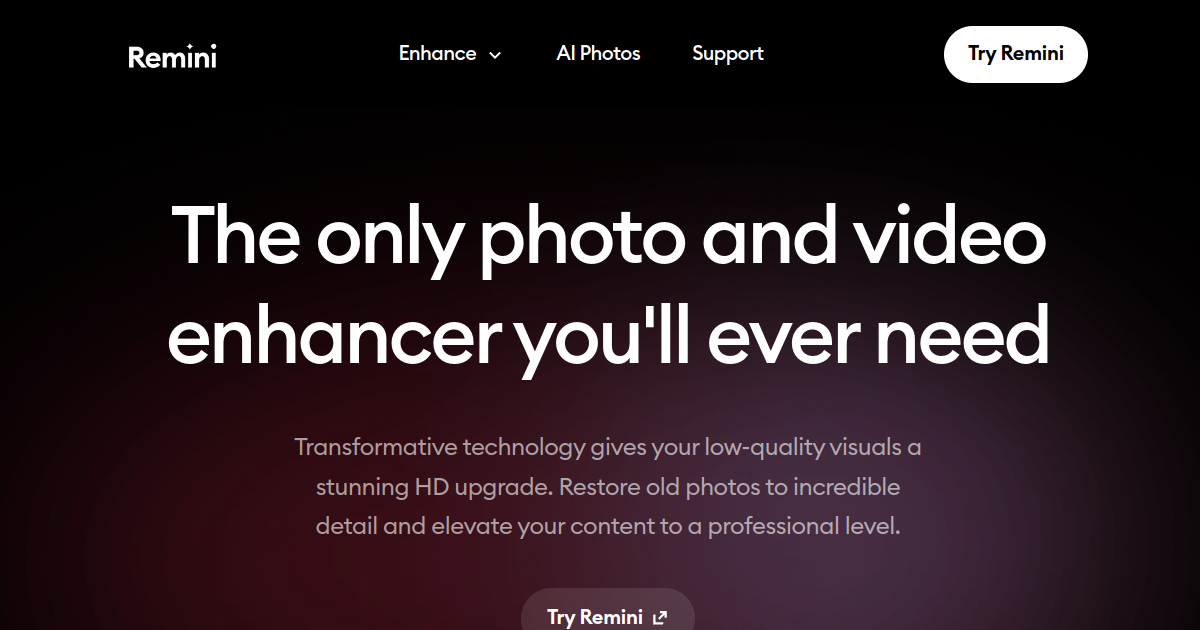 Remini screenshot