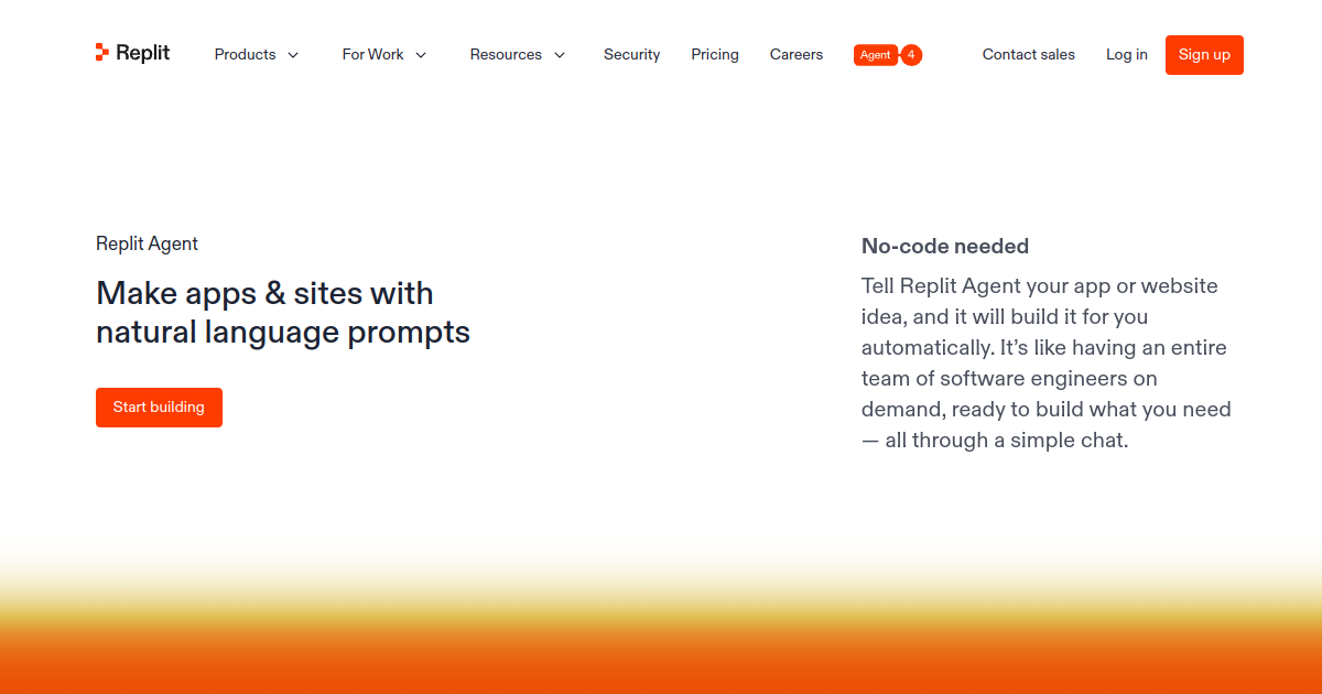 Repl.it AI screenshot