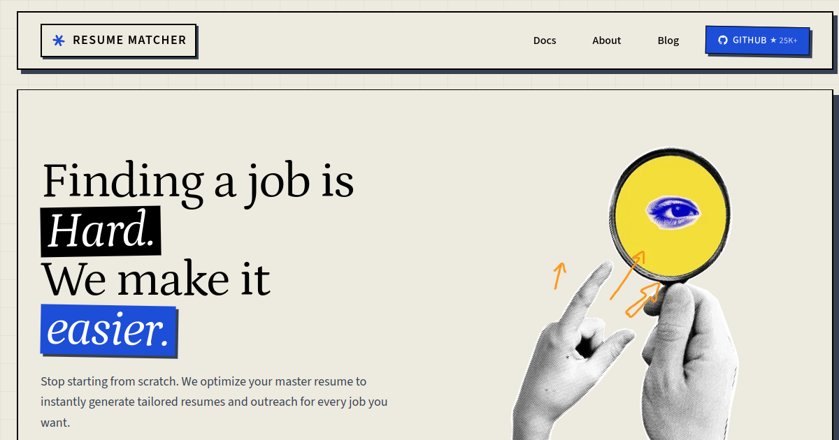 Resume-Matcher screenshot