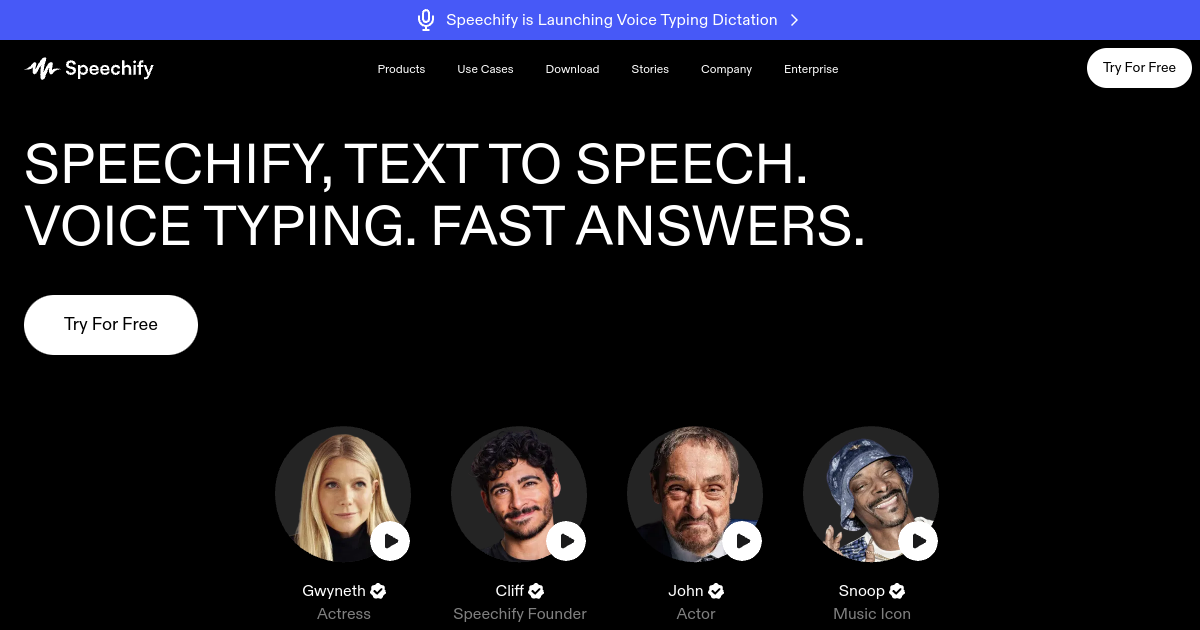 Speechify screenshot