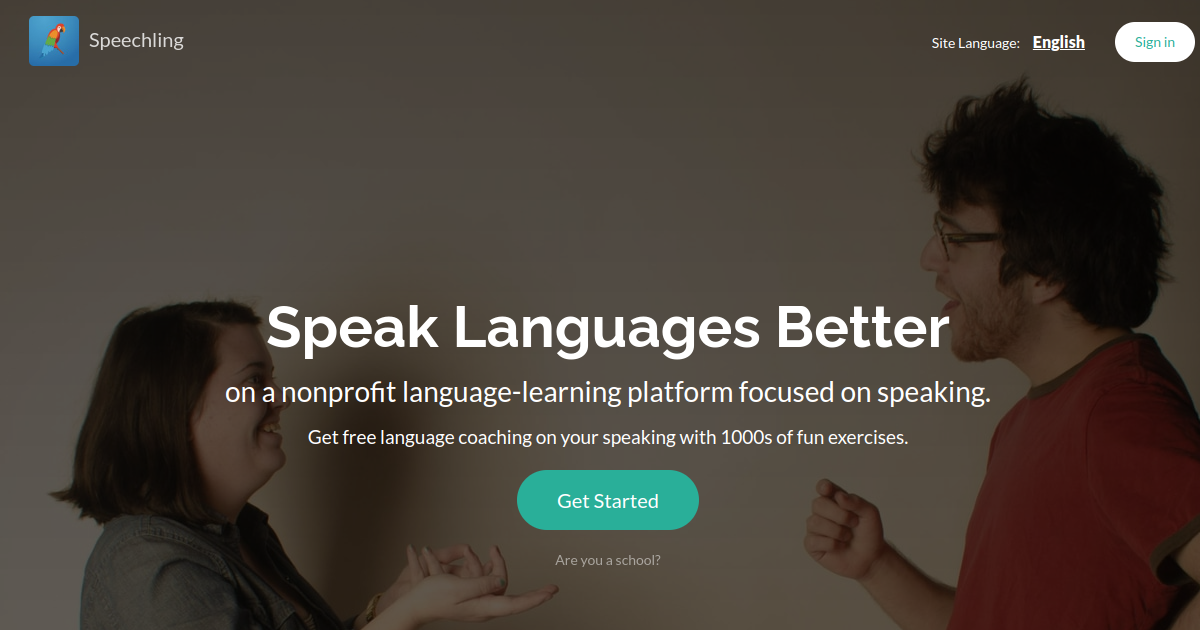Speechling screenshot