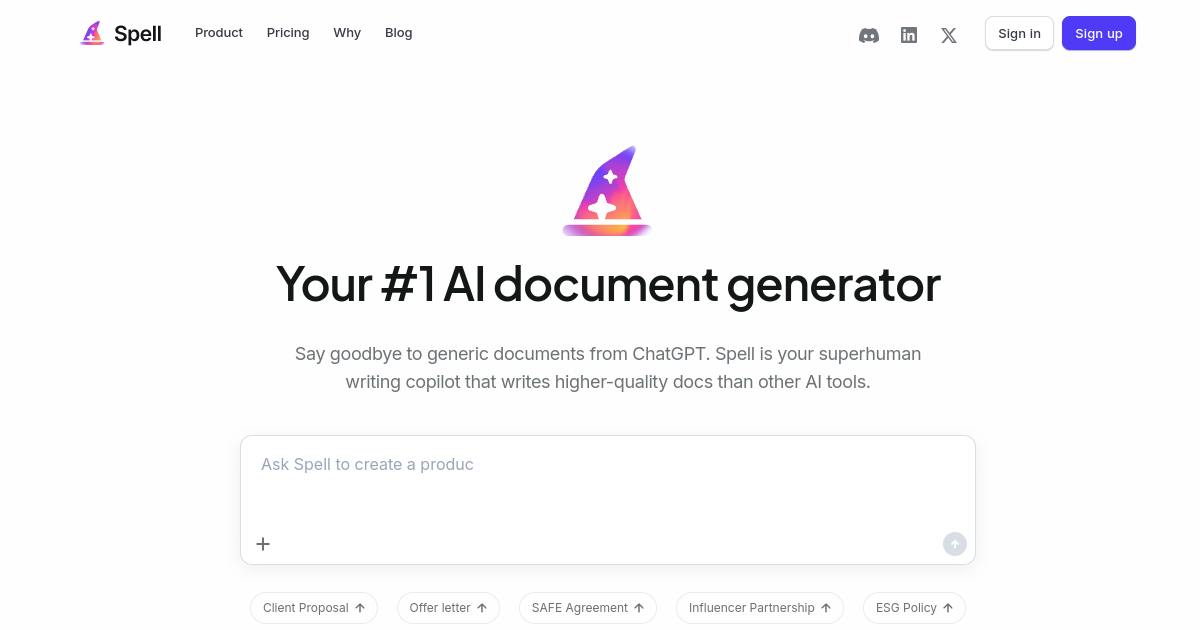 Spell screenshot
