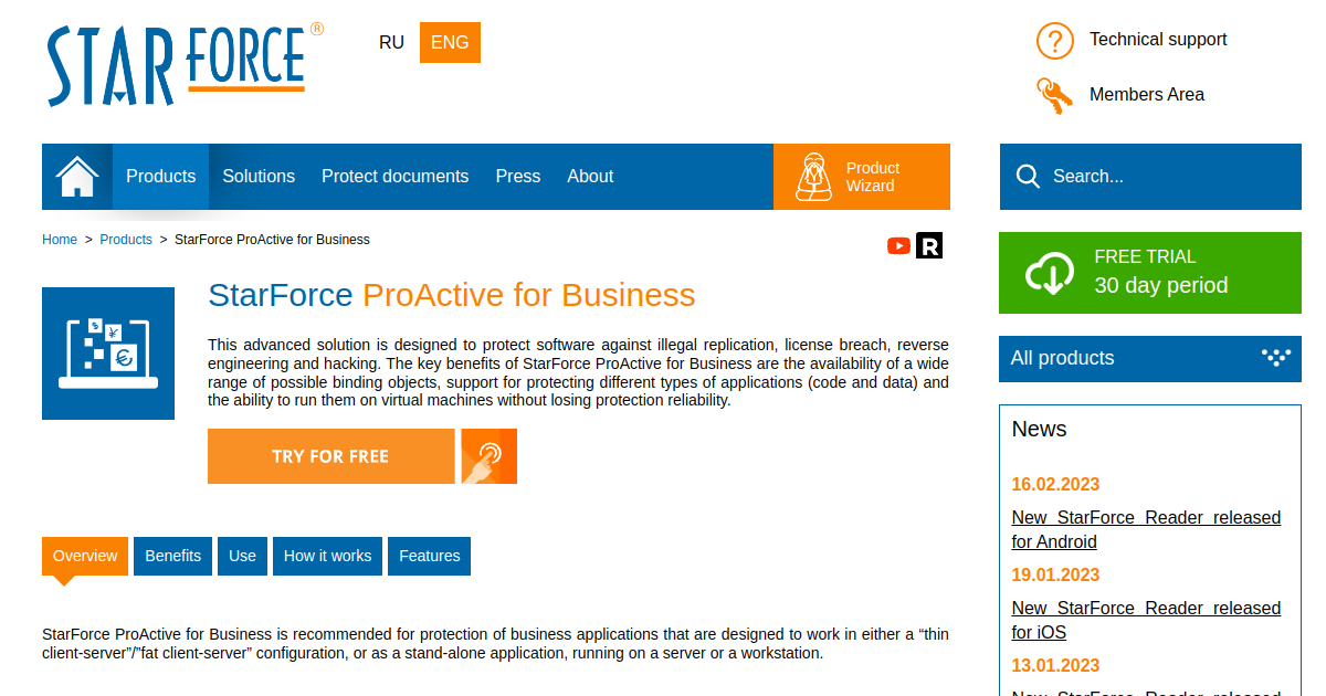 Starforce ProActive for Business preview