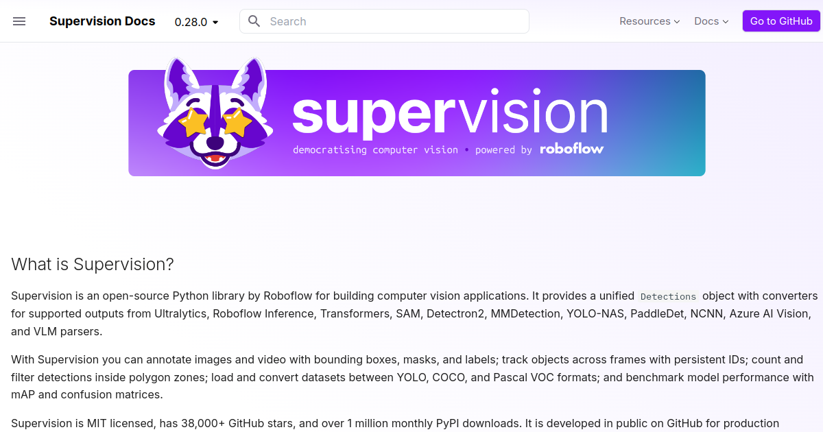 supervision screenshot