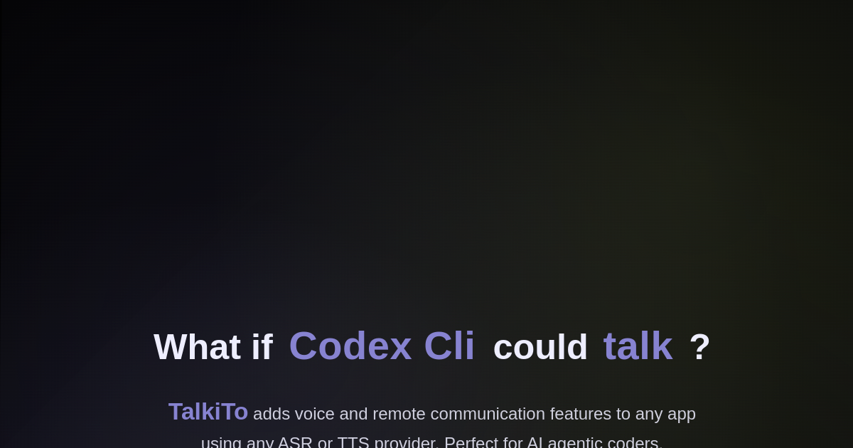 talkito screenshot