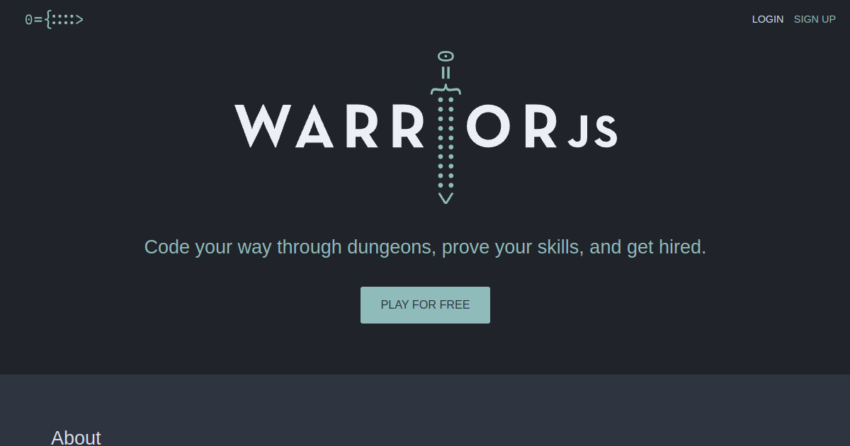 warriorjs screenshot