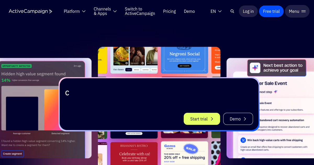 ActiveCampaign screenshot