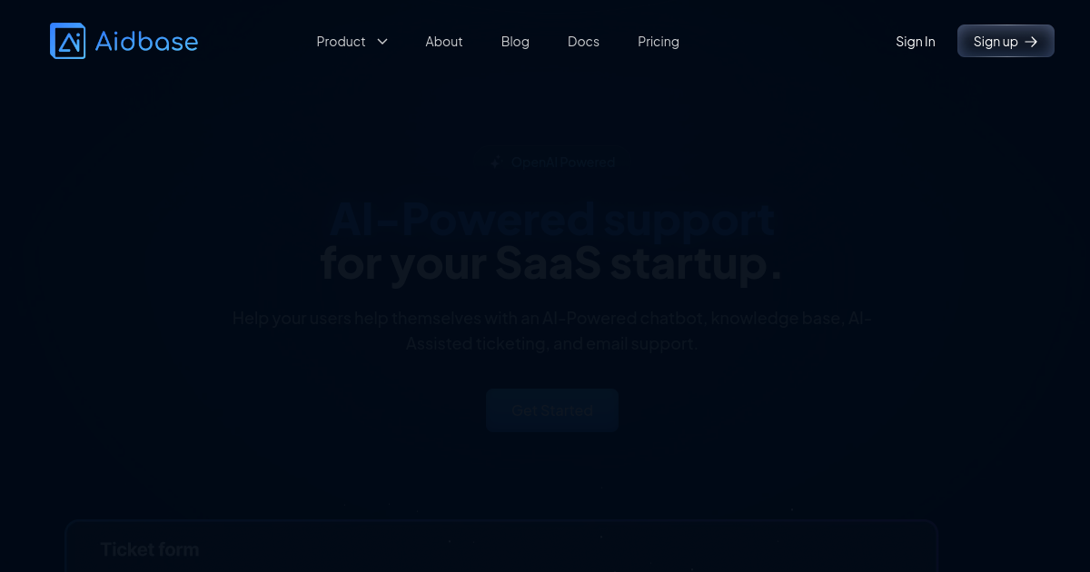 Aidbase screenshot