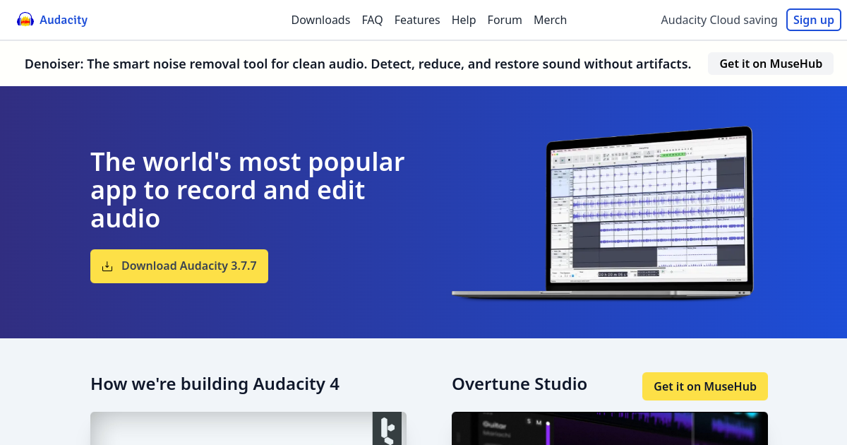 Audacity screenshot