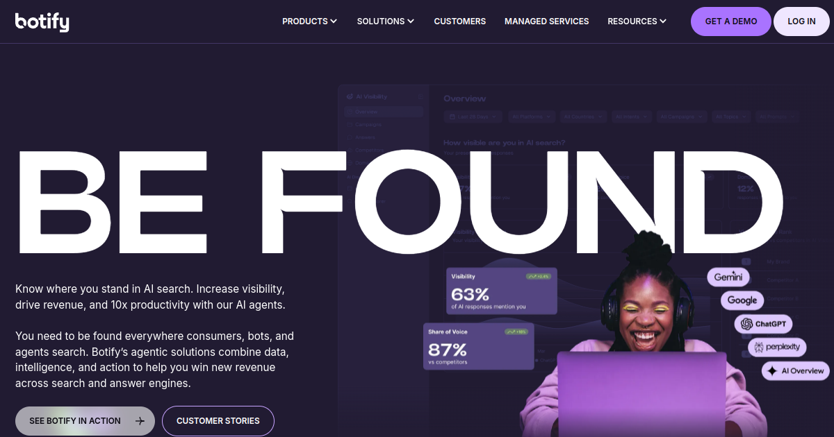 Botify screenshot