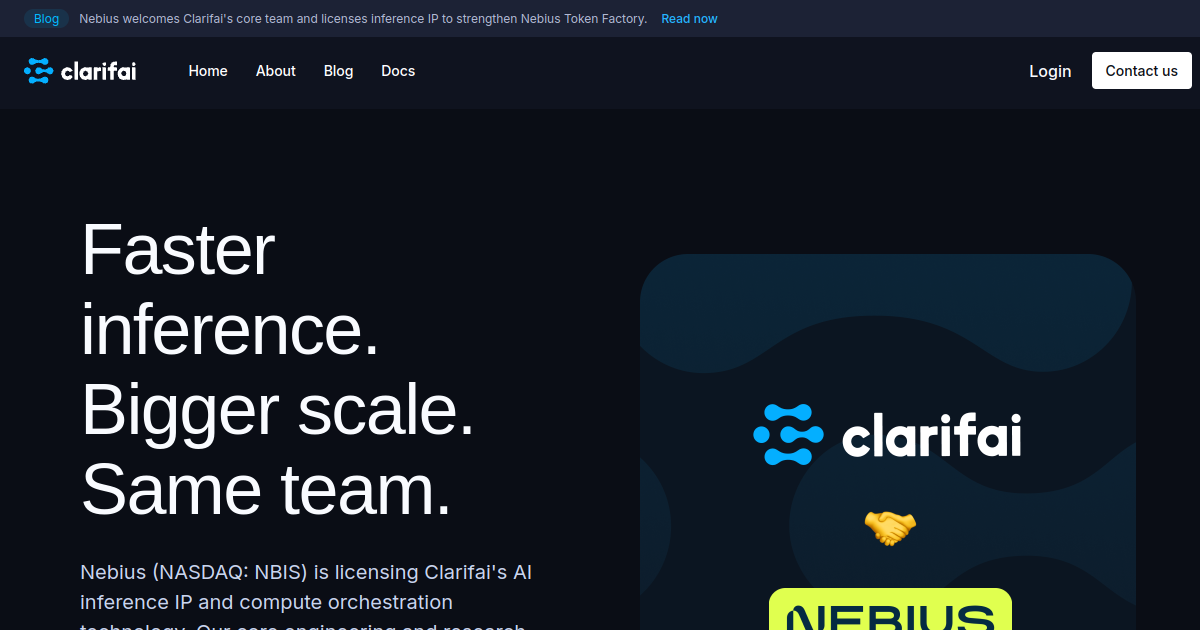 Clarifai screenshot
