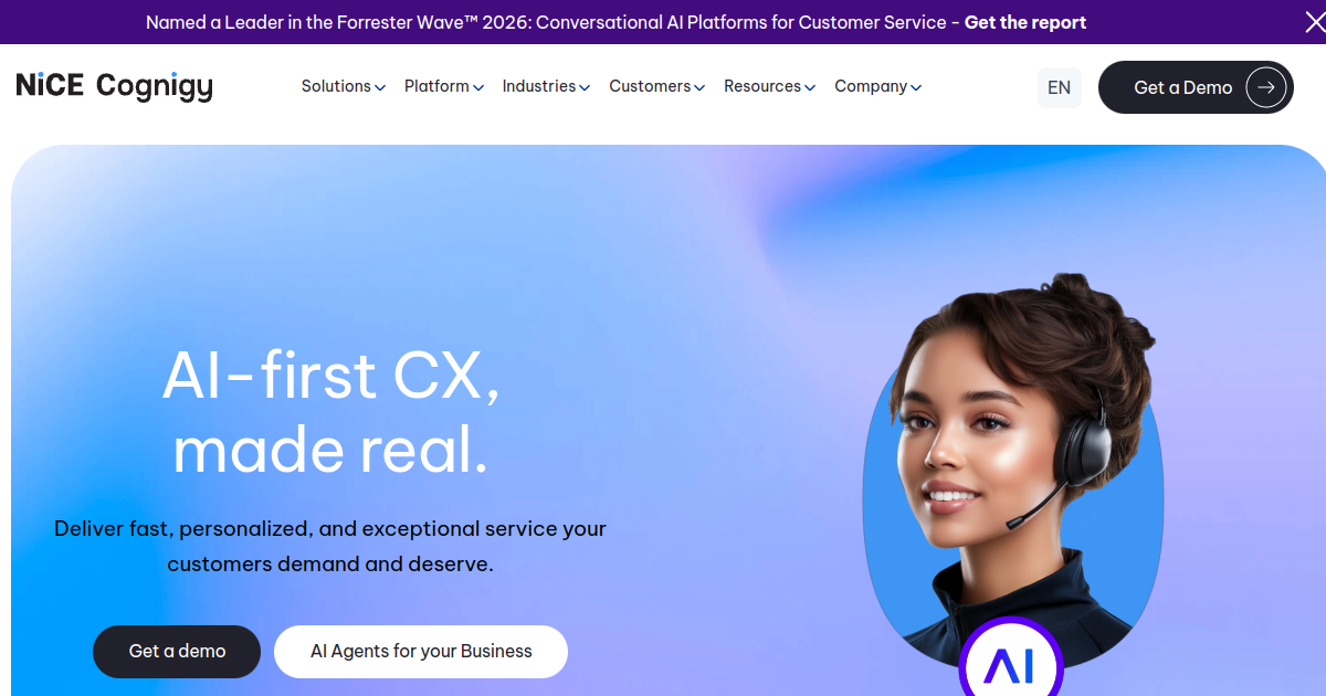 Cognigy.AI screenshot