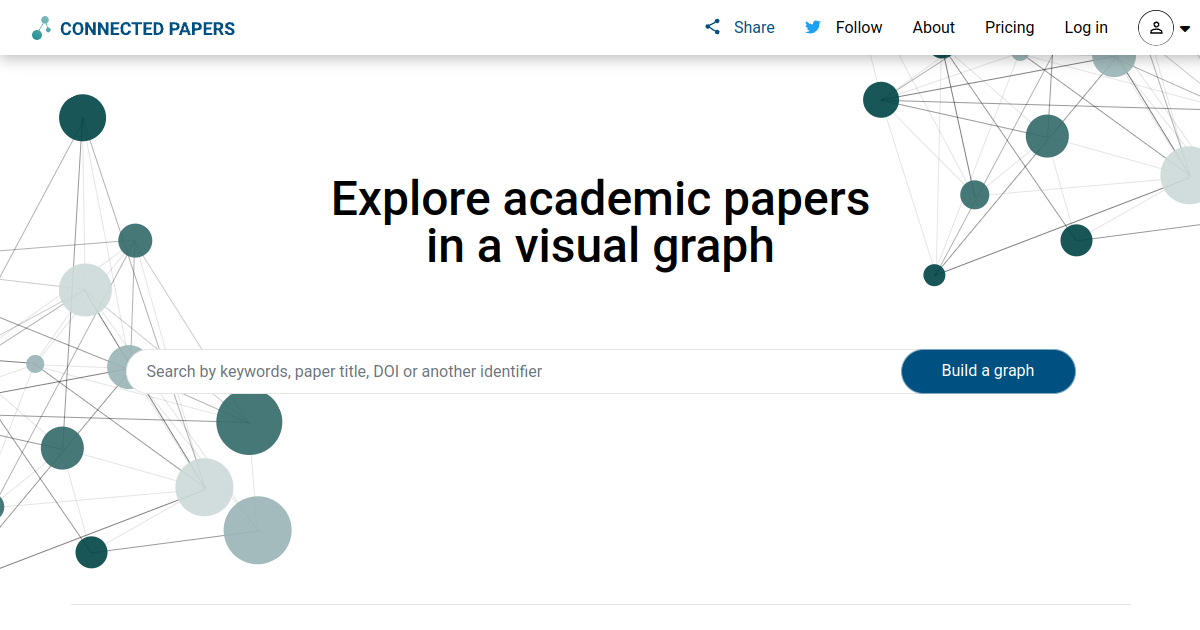 Connected Papers screenshot