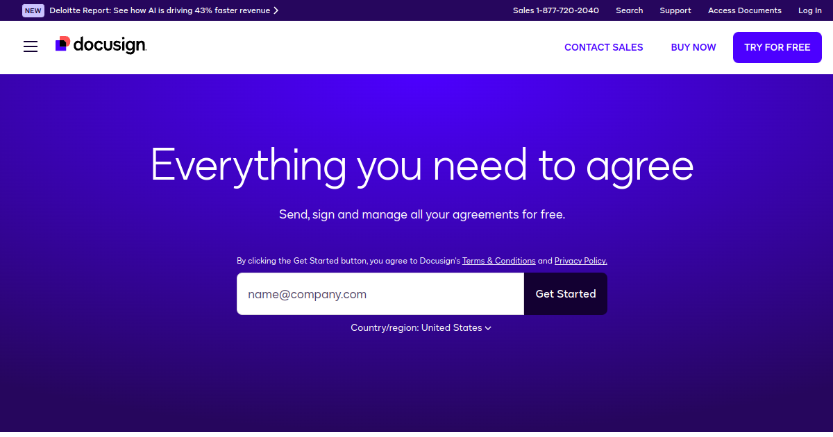 DocuSign screenshot