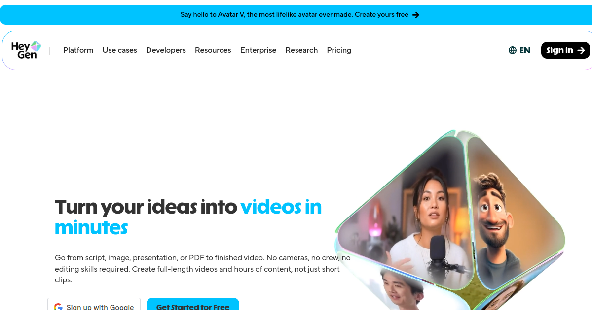 HeyGen screenshot