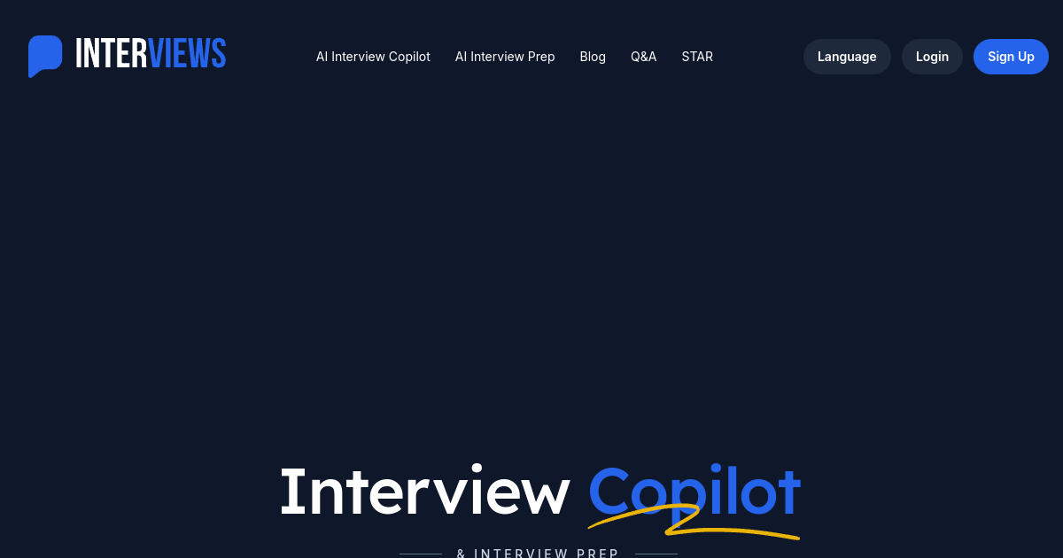 Interviews Chat screenshot