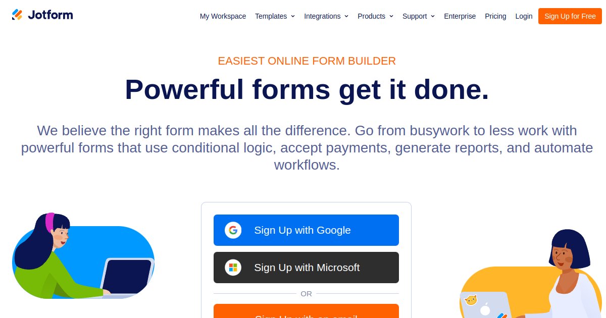 Jotform screenshot