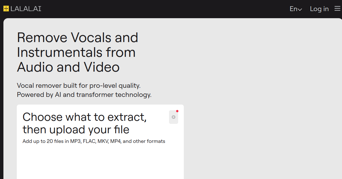Lalalai screenshot