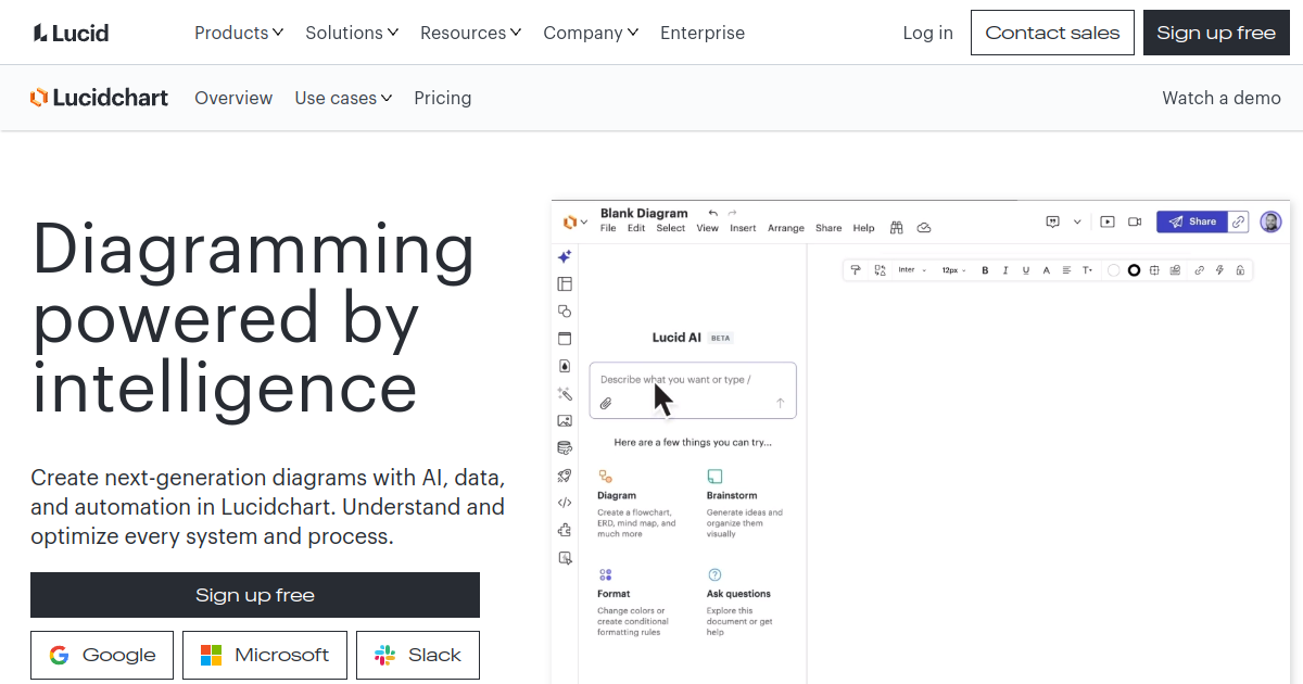 Lucidchart screenshot