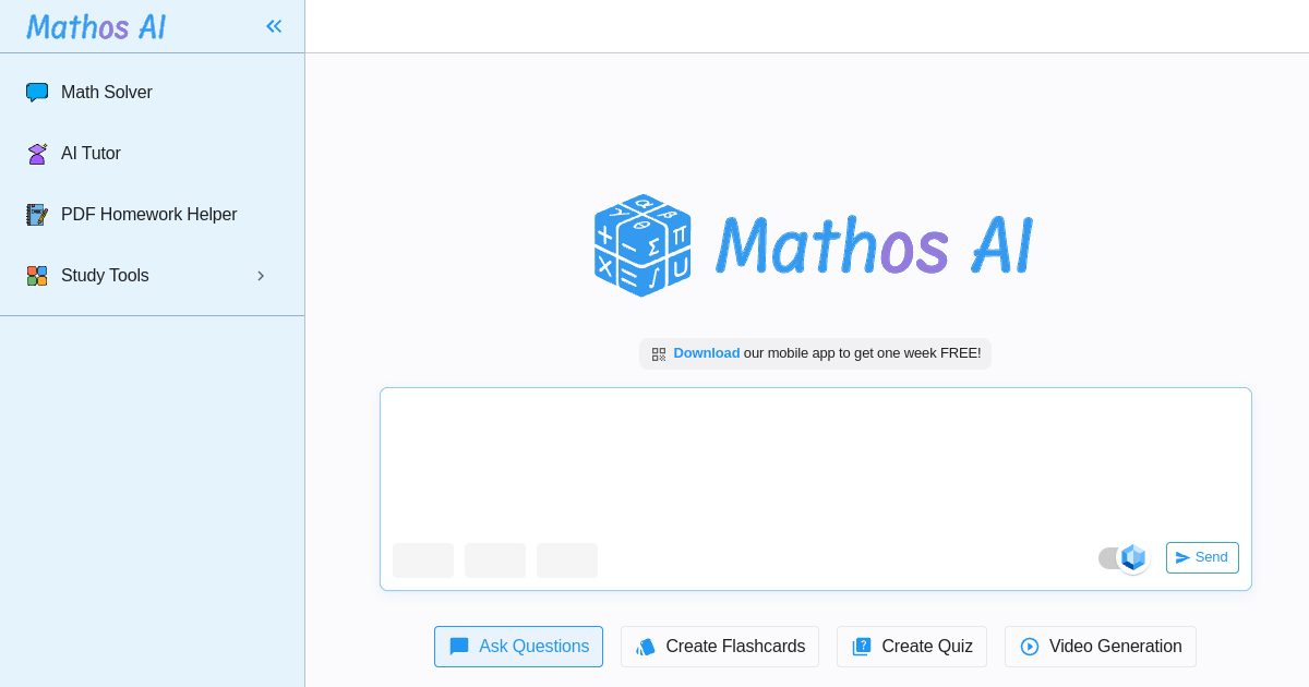 Mathos AI screenshot