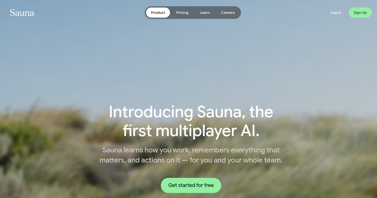 Sauna screenshot