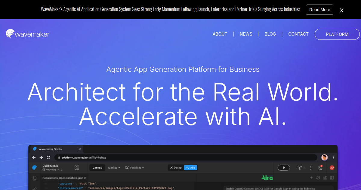 Wavemaker screenshot