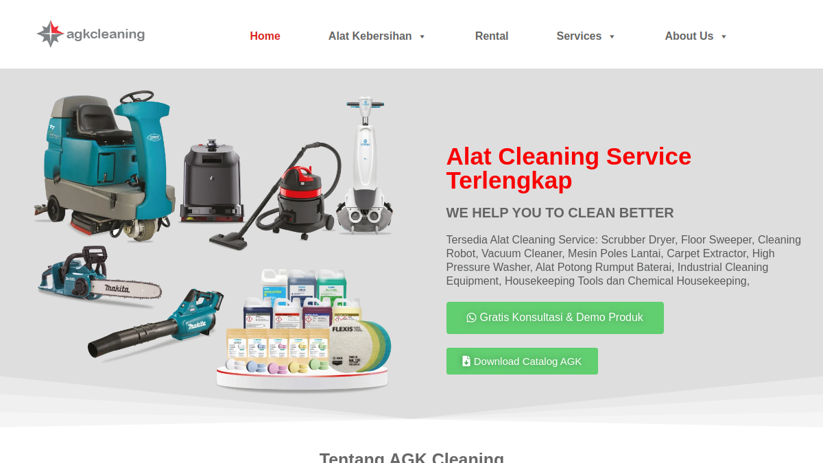 Screenshot website adhyagrahakencana.com