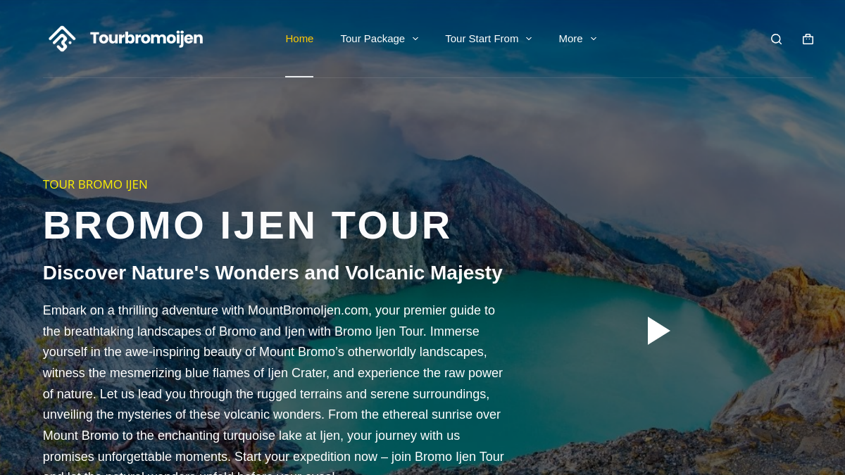 Screenshot website mountbromoijen.com